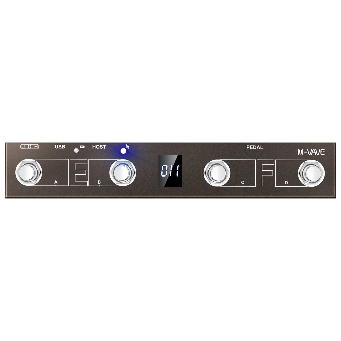 M-vave MIDI System/Chocolate Plus MIDI Controller Programmable Wireless System Suit 4 Buttons Portable Foot Controller