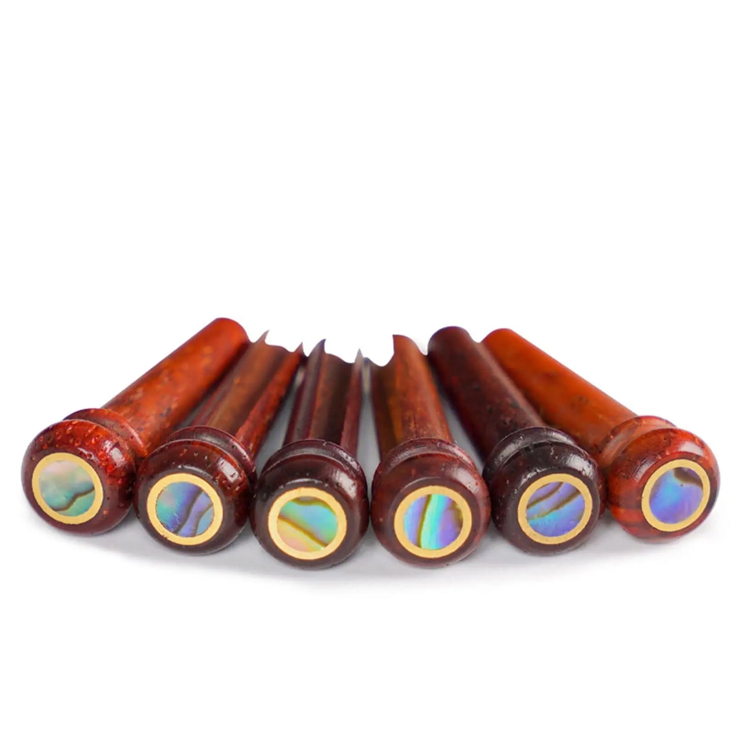 Miwayer Acoustic Guitar Bridge Pins of Various Styles 6pcs , Cow Bone/Ebony/Cocoapolo Wood Guitar Fixed String Nails