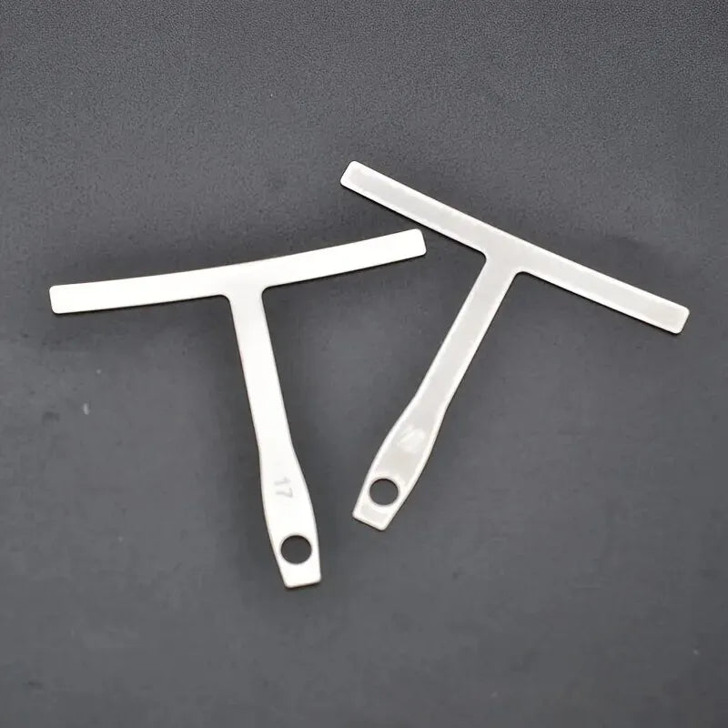 Miwayer 9 Pcs Guitar Radius Gauge Under String Radius Gauge String Gauges Luthier Tools for Guitar Fretboard Radius Gauge
