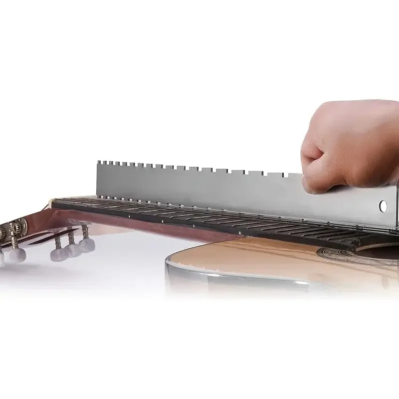 Miwayer Guitar Neck Notching Tool With String Action Ruler Gauge - Perfect for Gibson 24.75 & Fender 25.5 Electric Guitars