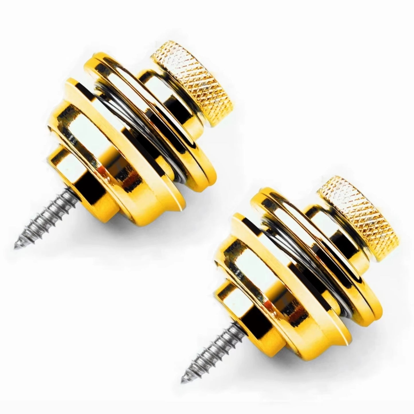 Guitar Strap Lock 1 PCS Heavy Duty Metal Button Security Straplock for Electric Acoustic Guitar Bass Ukulele