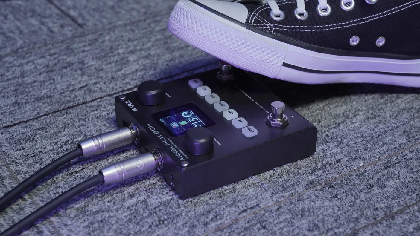 M-VAVE Black Box Effect Pedals Guitar / Bass AMP Modeler Multi Effects Processor Rechargeable for Electric Guitar Bass