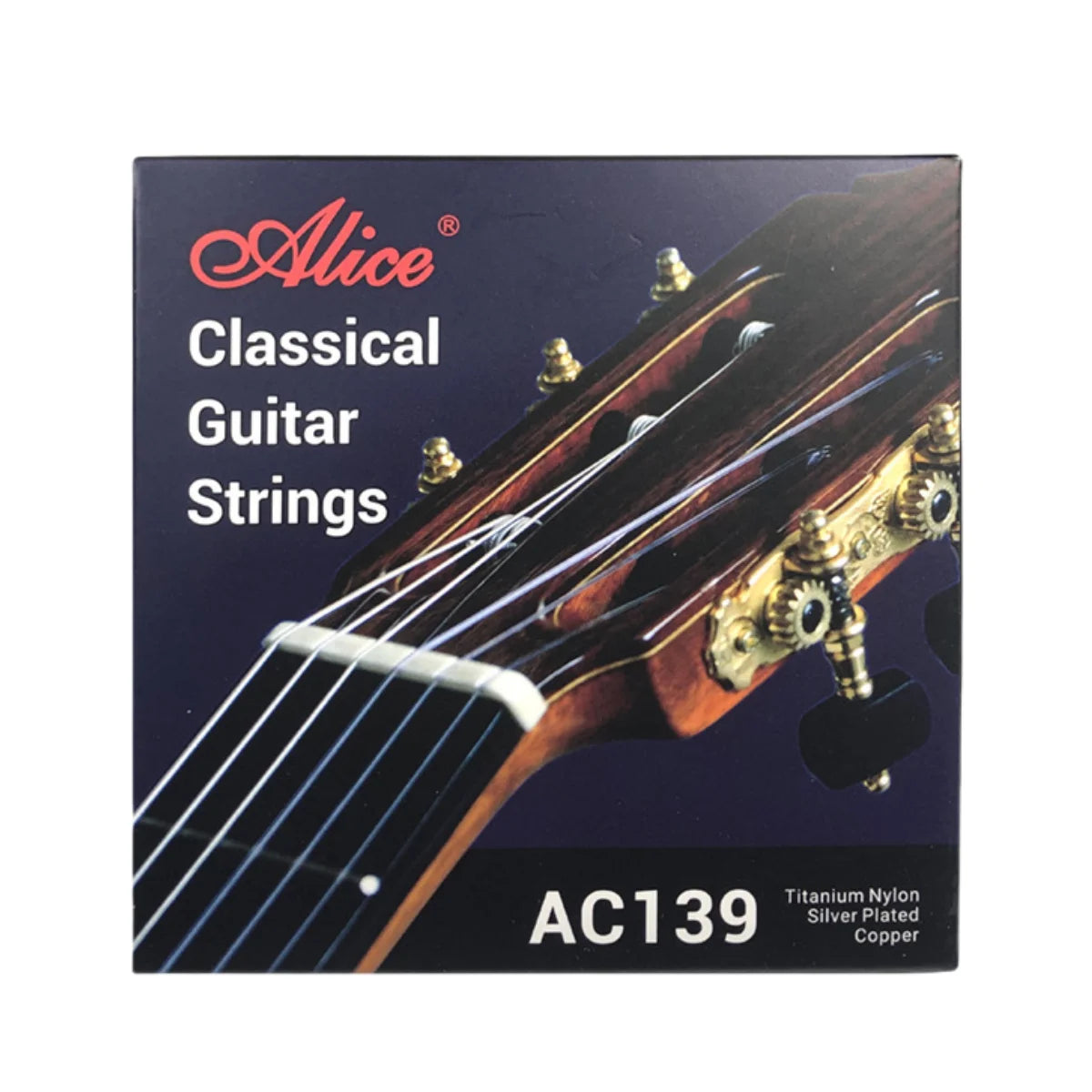 Alice Classical Guitar Strings 6 Pcs/Set Nylon Fiber Strings For Guitar Classical Musical Instruments Guitar Parts A106/107C-N