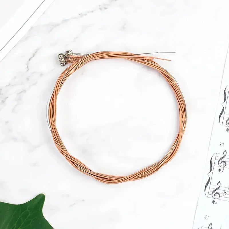 Miwayer 1 SET 6 Pieces Copper Guitar Strings 1-6 for Classical Classic Steel Wire Classic Acoustic Folk Guitar Parts Accessories