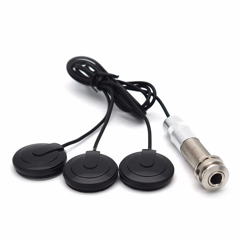 Guitar Pickup Piezo Pickup Transducer No Drilling for Acoustic Guitar Violin Ukulele Mandolin Pickup Accessories