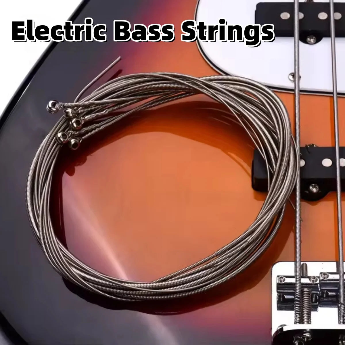 ZIKO Electric Bass Strings 4/5/6 String Bass/Hexagon Alloy Core and Nickel Wound/Electric Guitar Bass Instruments Accessories