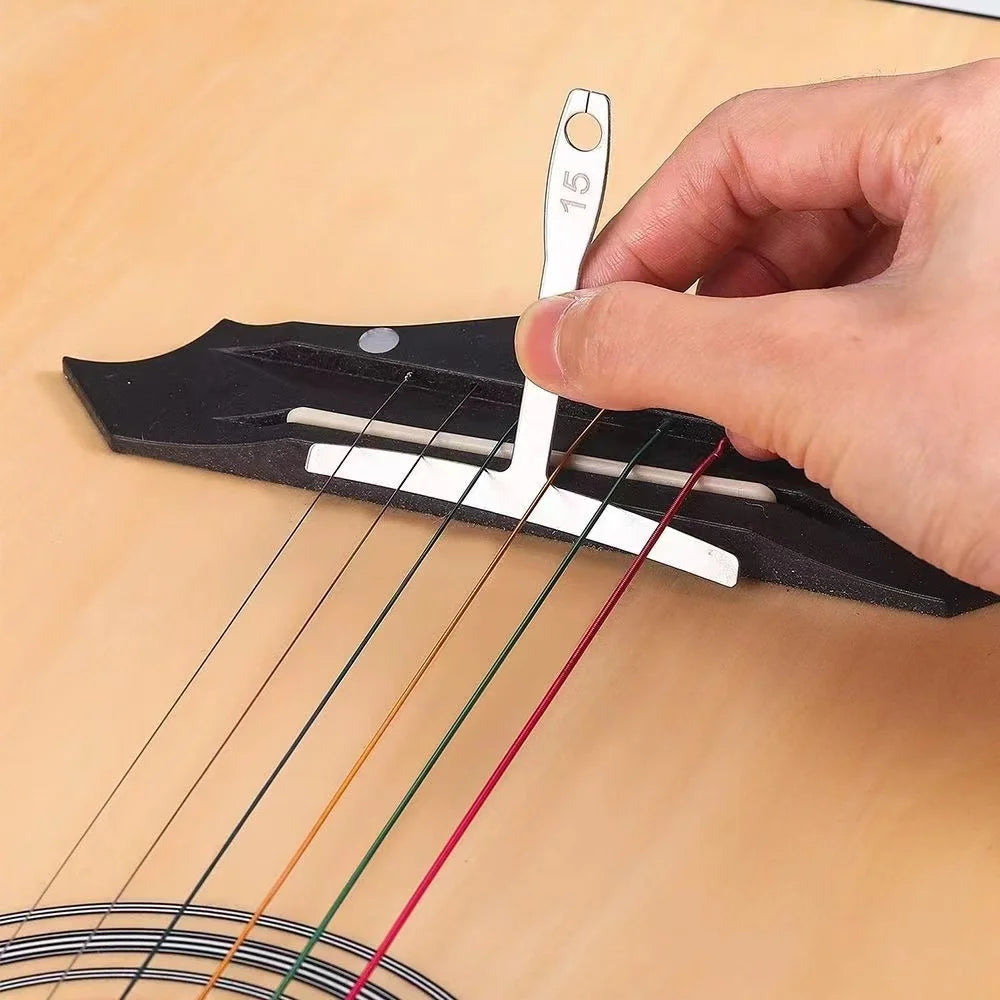 Miwayer 10-piece kit - 1 guitar measuring tool and 9-piece T-shaped guitar ruler