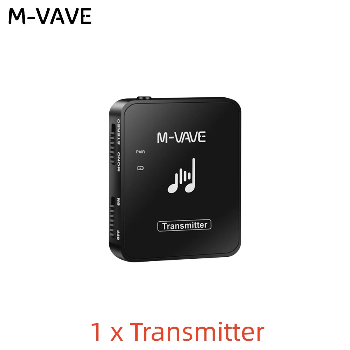 M-vave WP-10 2.4G Wireless System Earphone Monitor Transmission System Rechargeable Transmitter Receiver Mono Recording Function