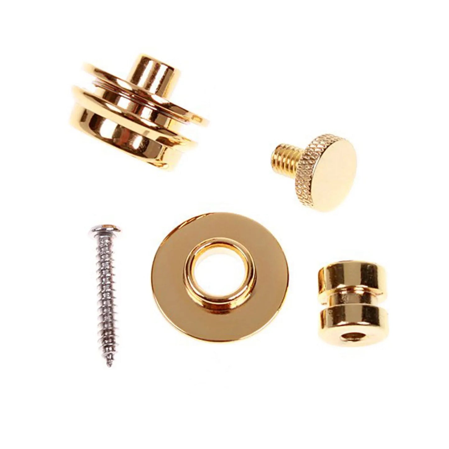 Guitar Strap Lock 1\2\4 PCS Heavy Duty Metal Button Security Straplock for Electric Acoustic Guitar Bass Ukulele