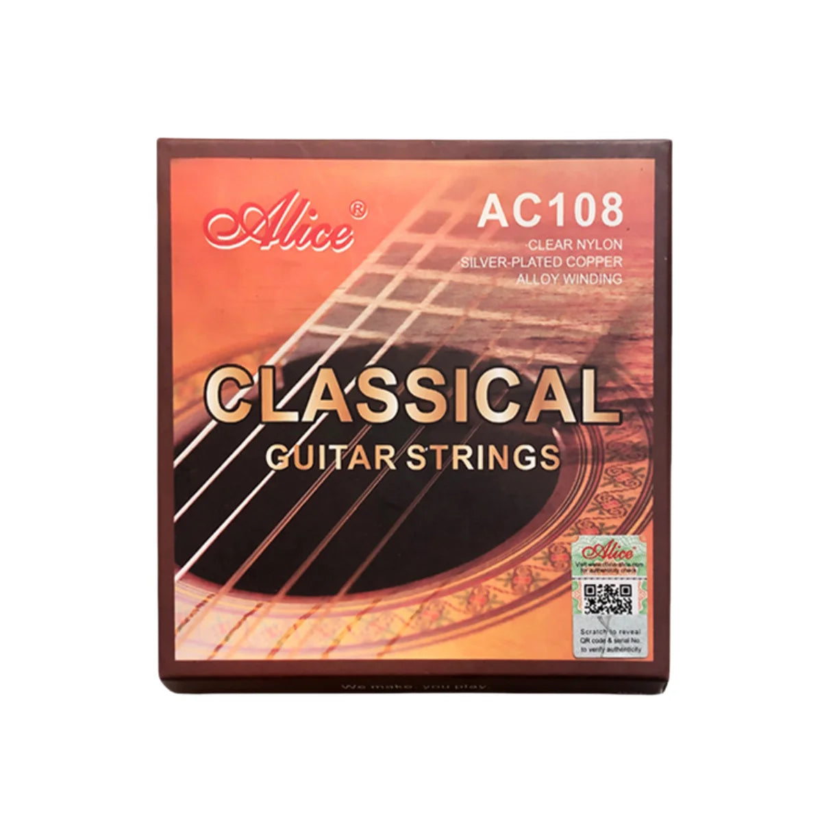 Alice Classical Guitar Strings 6 Pcs/Set Nylon Fiber Strings For Guitar Classical Musical Instruments Guitar Parts A106/107C-N