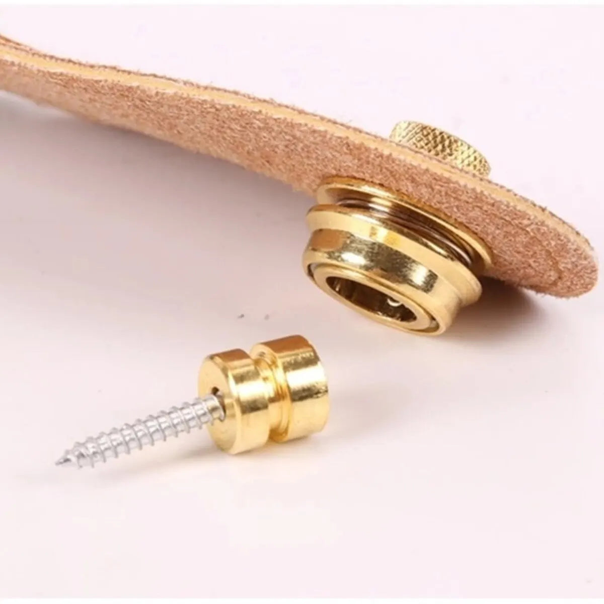 Guitar Strap Lock 1\2\4 PCS Heavy Duty Metal Button Security Straplock for Electric Acoustic Guitar Bass Ukulele