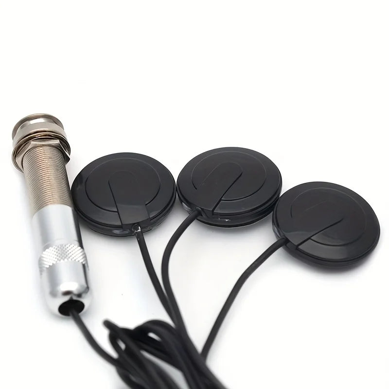 Guitar Pickup Piezo Pickup Transducer No Drilling for Acoustic Guitar Violin Ukulele Mandolin Pickup Accessories