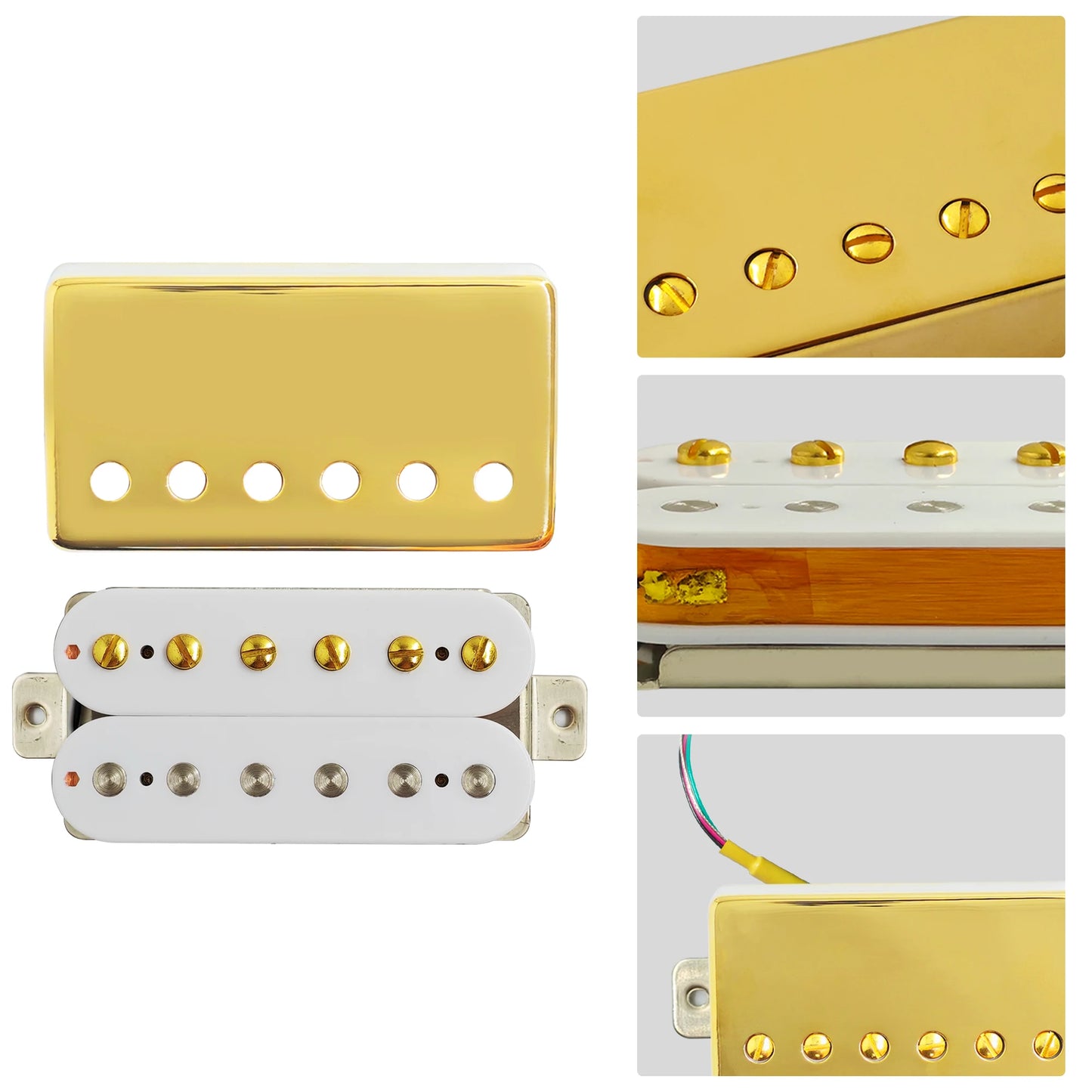 Equipped with 2 ST single coil pickups and 1 LP style guitar pickup, a set of single coil, single coil, and double coil pickups