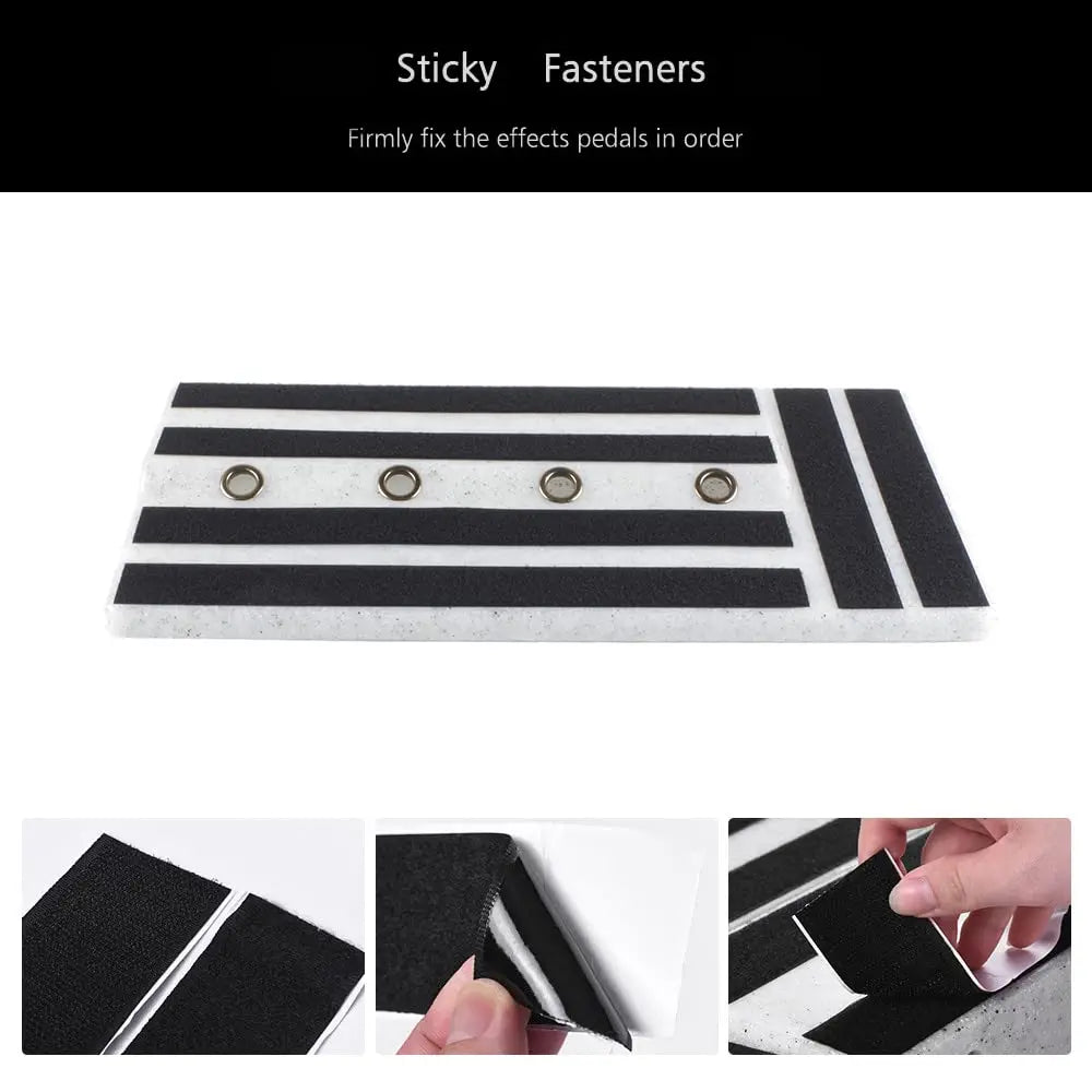 Big Size Guitar Effects Pedal Board Sturdy PE Plastic  Guitar Pedalboard Case with Screwdriver Tape Guitar Pedals Accessories