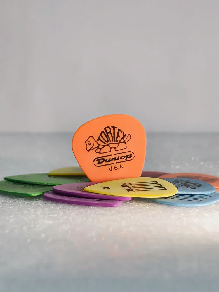 6Pcs Dunlop Guitar Picks For Electric Guitar Bass Parts Accessories 8 Kinds Of Thickness Plectrum