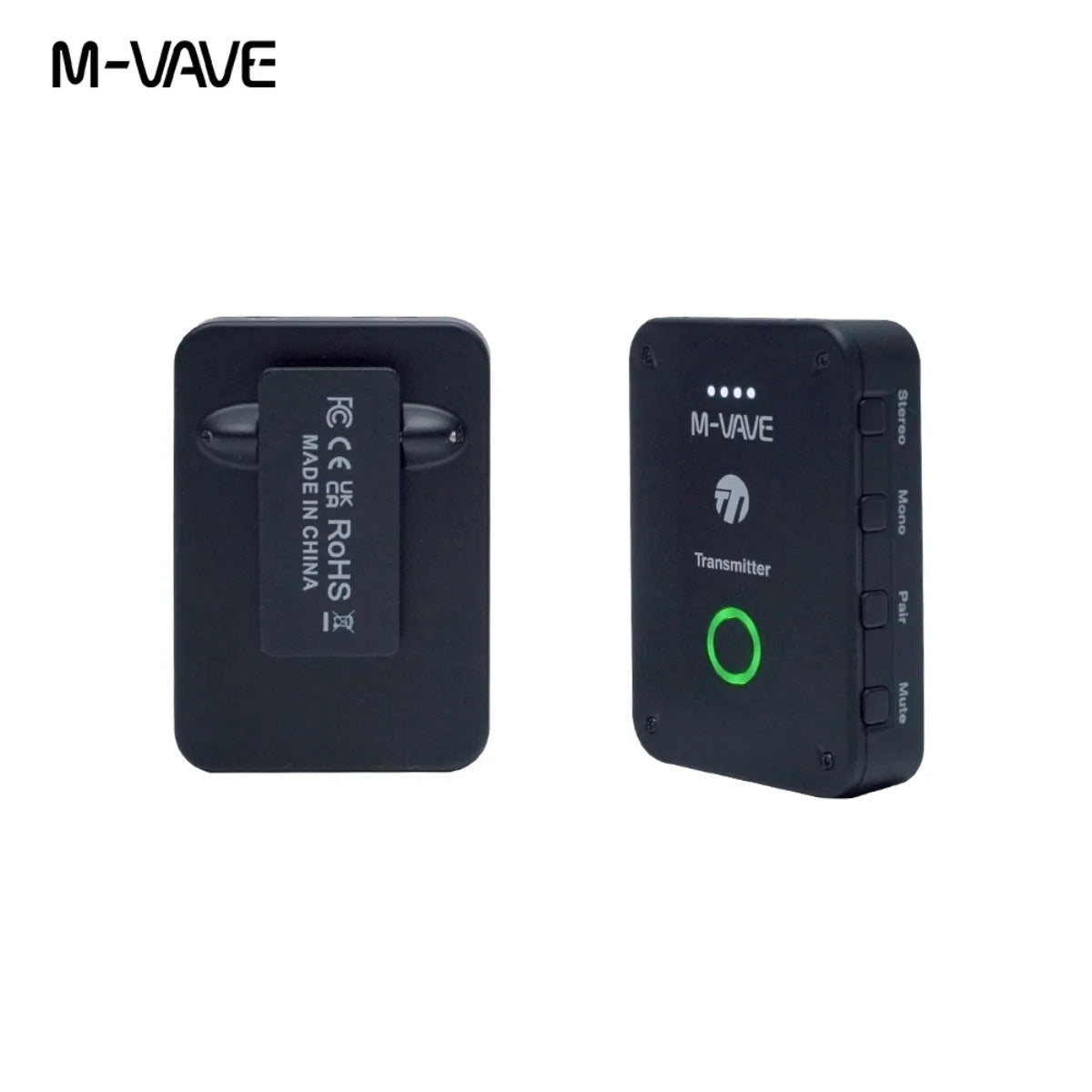 M-VAVE WP-9 2.4G Wireless System Earphone Monitor Transmission System Rechargeable Transmitter Receiver Mono Recording Function