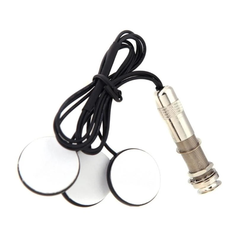 Guitar Pickup Piezo Stable Contact Self Adhesive Microphone Pickup For Guitar Bass Violin Banjo Mandolin Ukulele Guitar