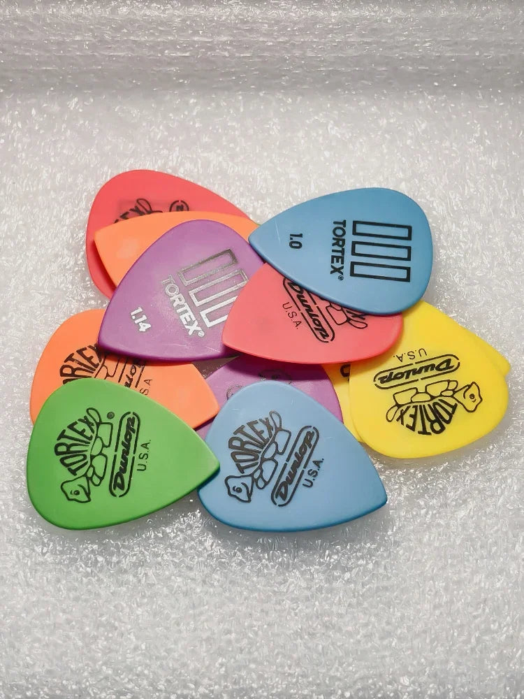 6Pcs Dunlop Guitar Picks For Electric Guitar Bass Parts Accessories 8 Kinds Of Thickness Plectrum