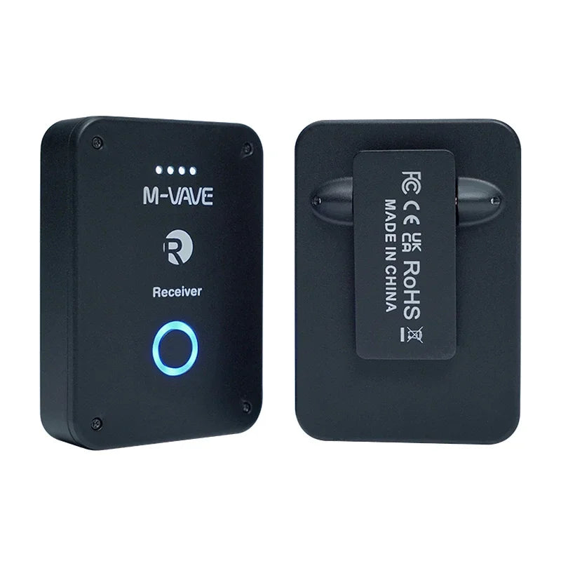 M-vave WP-9 Wireless Earphone Monitor 2.4G Rechargeable Transmitter Receiver with Volume Support Stereo Mono Mute Function