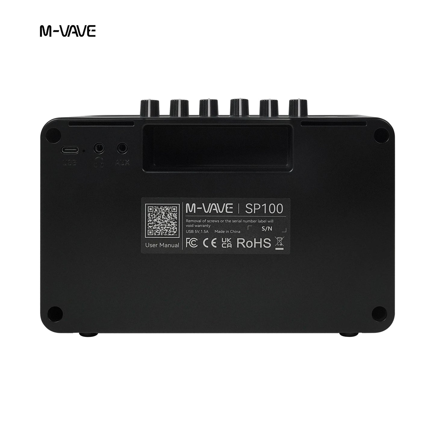 M-VAVE SP100 Speaker 10W Electric Guitar Speaker Built-in Box Head Box Simulates Outdoor Performance Portable Mini Speaker Gifts