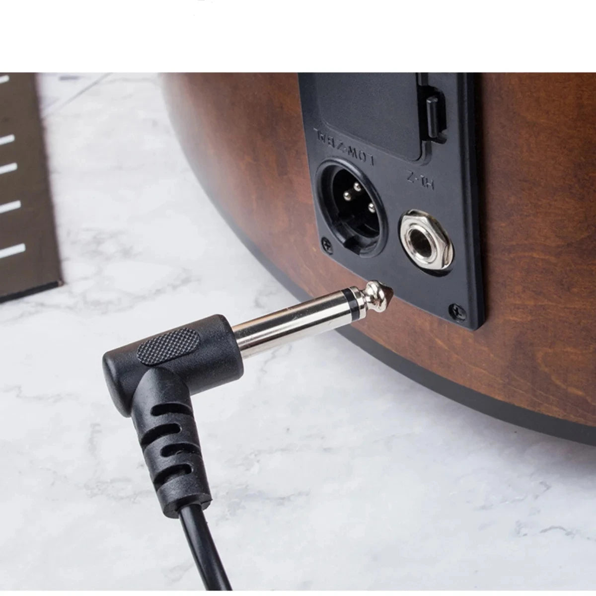 Miwayer 6Pcs Guitar Effect Pedal Cable Connecting Line 6.35Mm 1/4 Inch Audio Cable 6 Inch Right Angle Cord Copper Wire