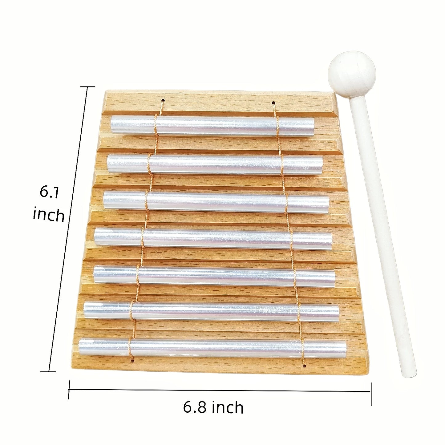 Miwayer Meditation Chimes 3Phoneme The Original Guaranteed Musically Tuned Wind Zenergy Hand Chime for Classrooms Mindfulness