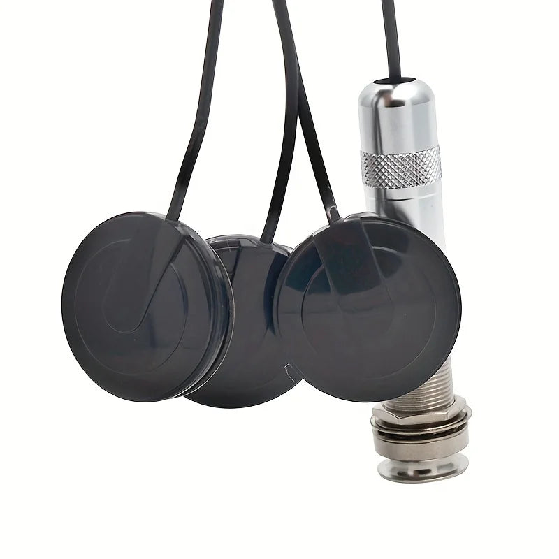 Guitar Pickup Piezo Pickup Transducer No Drilling for Acoustic Guitar Violin Ukulele Mandolin Pickup Accessories