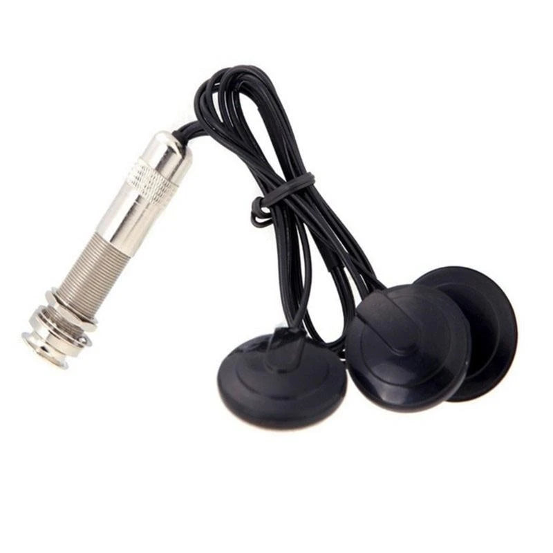 Guitar Pickup Piezo Stable Contact Self Adhesive Microphone Pickup For Guitar Bass Violin Banjo Mandolin Ukulele Guitar