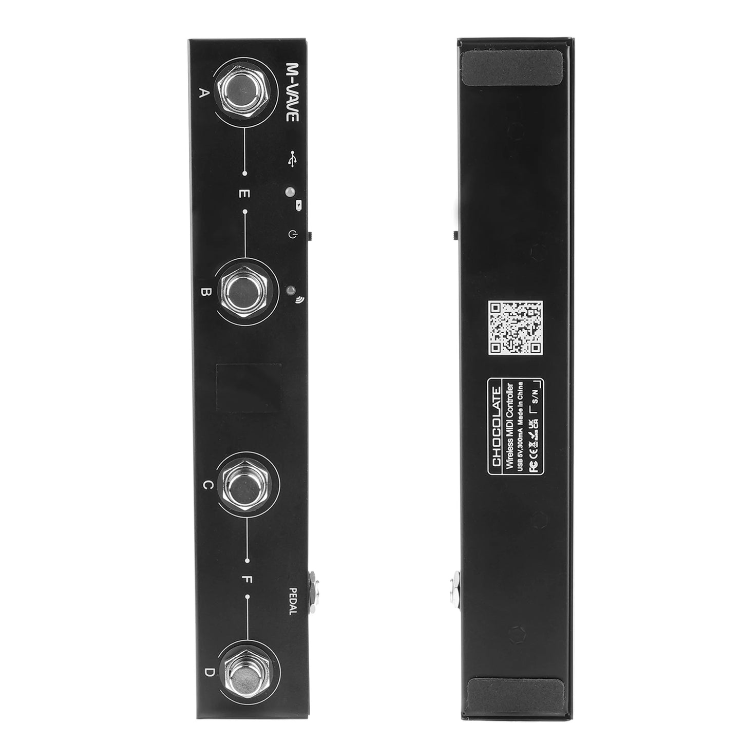 M-vave MIDI System/Chocolate Plus MIDI Controller Programmable Wireless System Suit 4 Buttons Portable Foot Controller