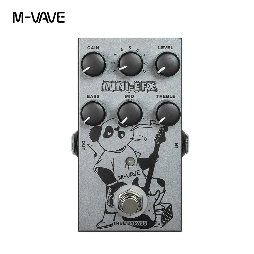 M-vave Elemental Digital Delay Pedal, Delay Guitar Pedal, Support for TAP and HOLD Mode, 9 Different Delay Effects