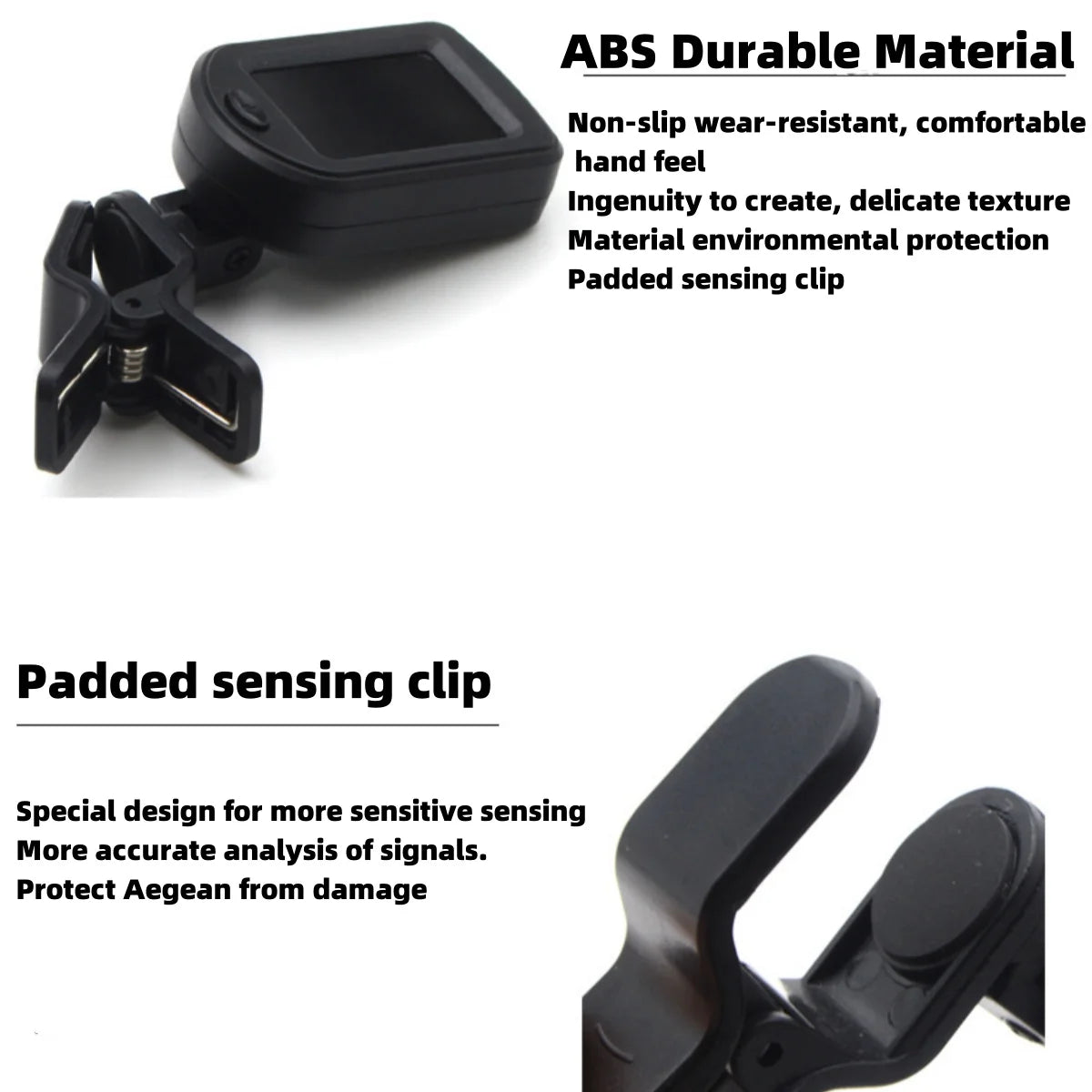 Guitar Tuner For All Instruments Clip on Electronic Tuner for Guitar Bass Ukulele Violin Mandolin Banjo