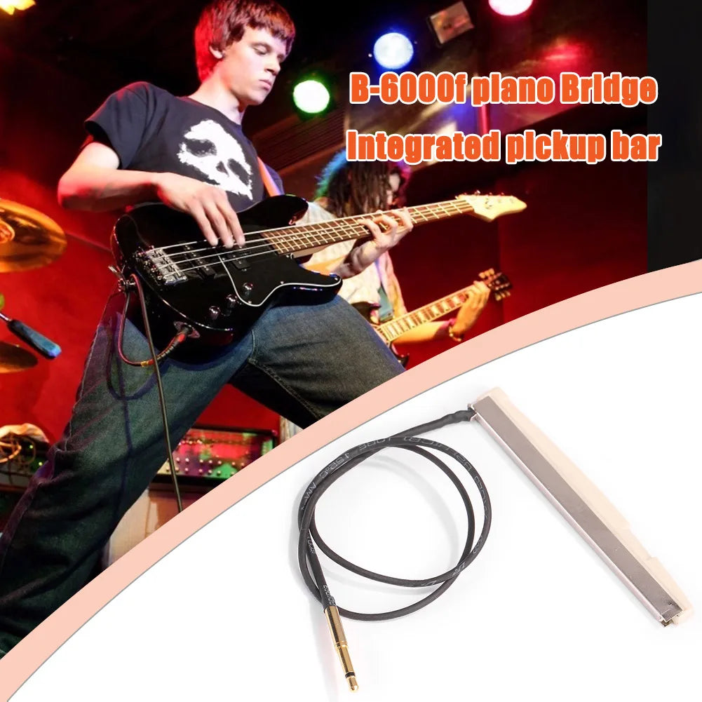 Guitar Piezo Pickup Bar Under Bridge Transducer Guitar Integrated Pick-Up Sticks Stringed Instruments Fittings
