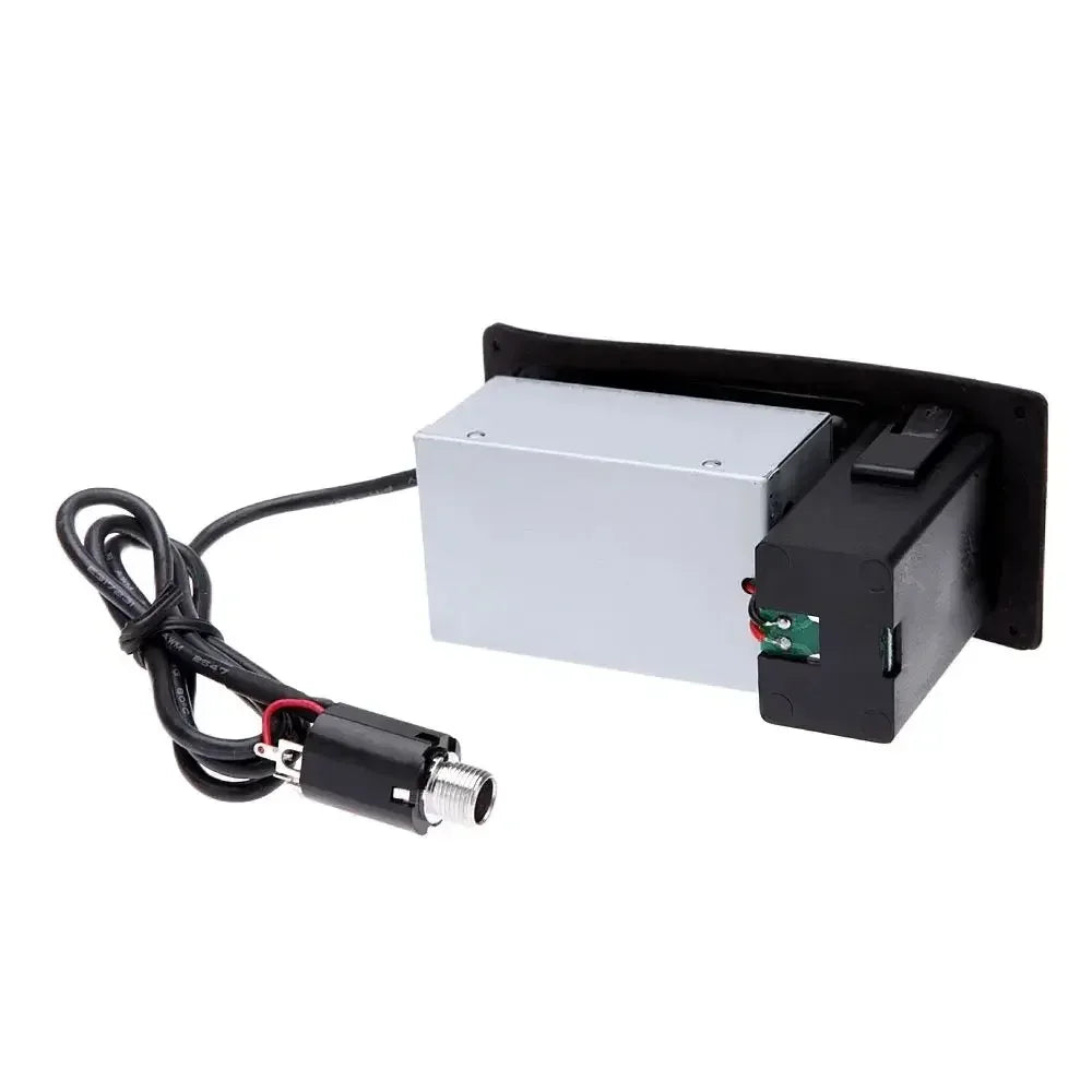 4 Band Guitar Pickup Acoutic Guitar EQ Piezo Pickup Acoustic Guitar Pickup Preamp Amplifier Equalizer Tuner for Acoustic Guitars