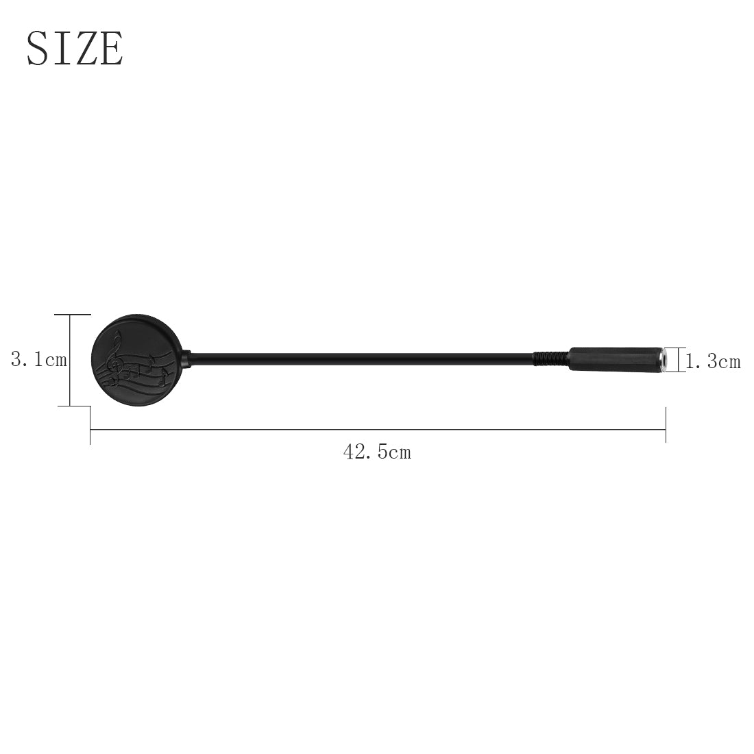 Universal Guitar Pickup Resonance Electric Guitar/Ukulele/Violin Black Pickup Clip Guitar Parts Accessories