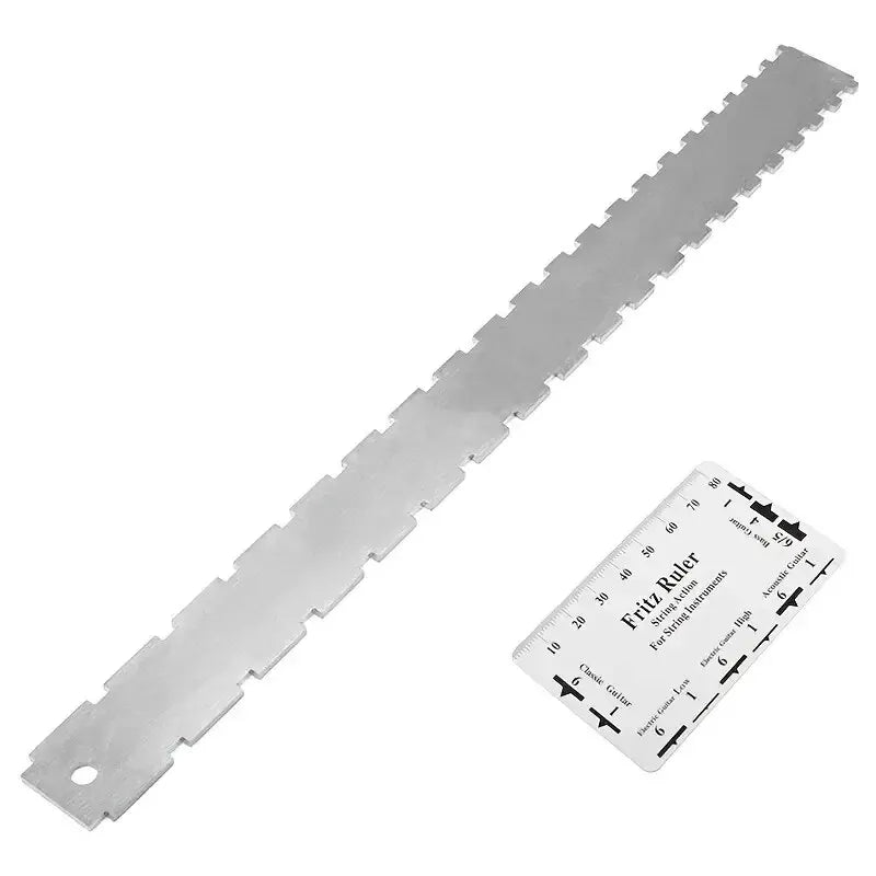 Miwayer Guitar Neck Notching Tool With String Action Ruler Gauge - Perfect for Gibson 24.75 & Fender 25.5 Electric Guitars