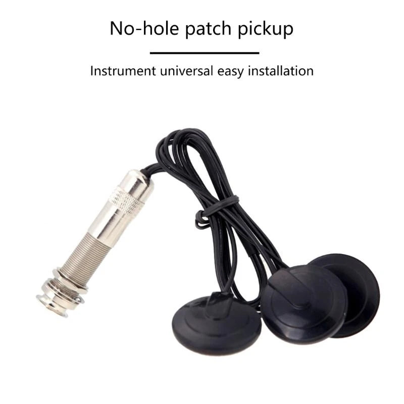 Guitar Pickup Piezo Stable Contact Self Adhesive Microphone Pickup For Guitar Bass Violin Banjo Mandolin Ukulele Guitar