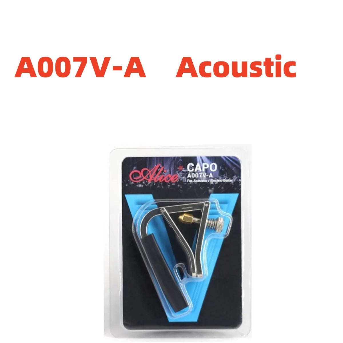 Alice A007V-C Metal Screw on Adjustable Guitar Capo  for Acoustic Electric Guitar Classical Guitar Accessories Parts