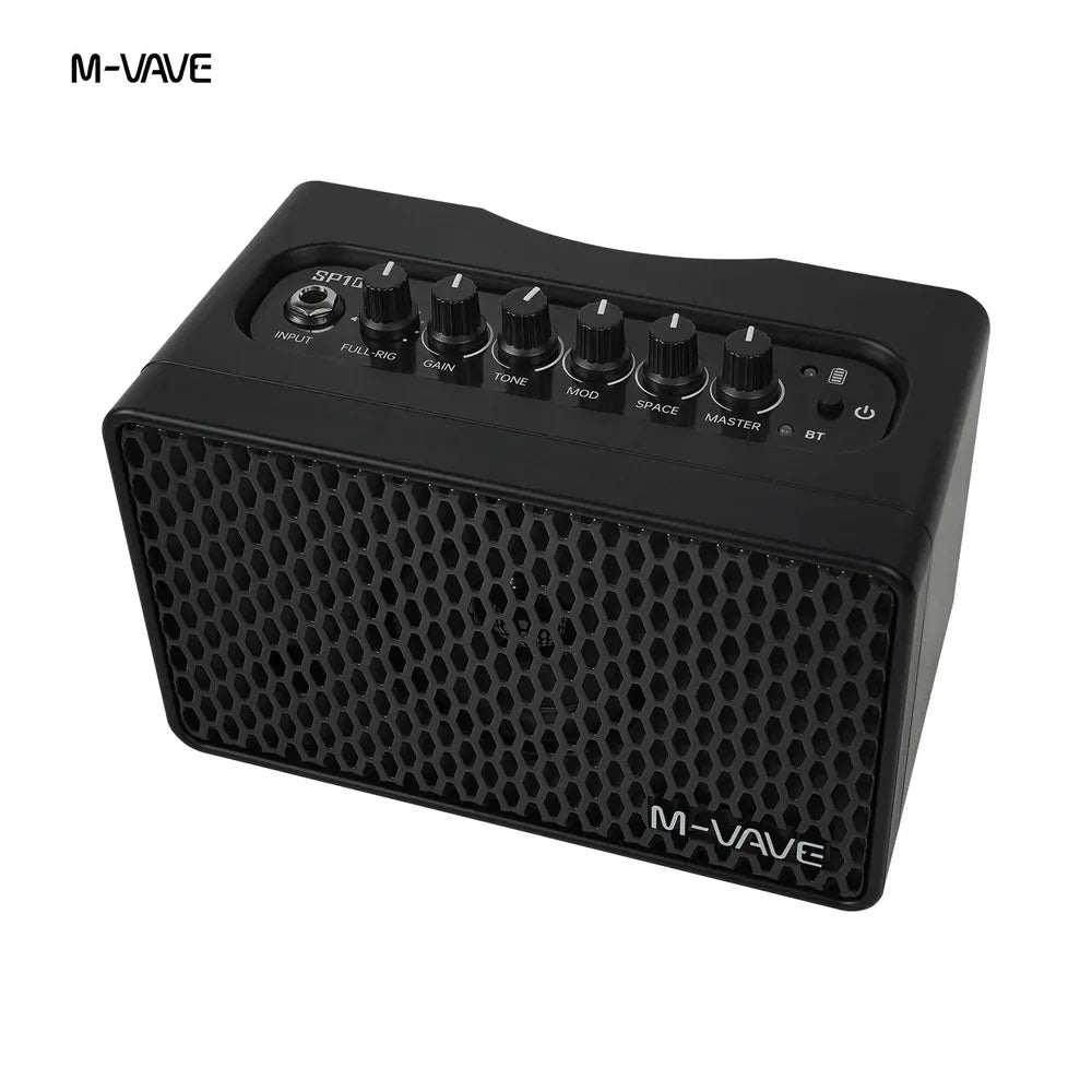 M-VAVE SP100 Speaker 10W Electric Guitar Speaker Built-in Box Head Box Simulates Outdoor Performance Portable Mini Speaker Gifts