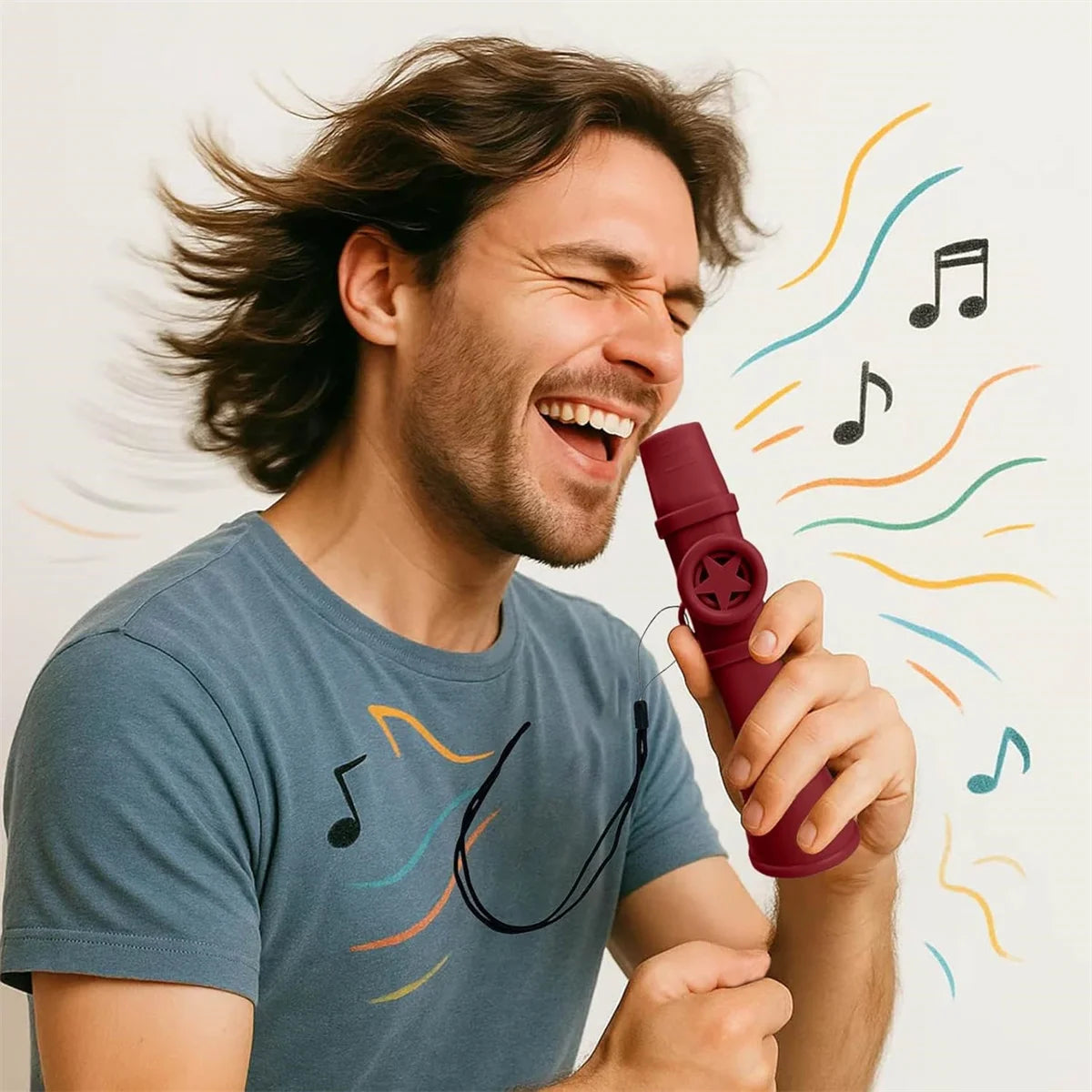 Kazoo Membrane-Free Flute, Great Sound & Easy to Learn | Compatible with Guitar/Ukulele/Violin, Unique Gift