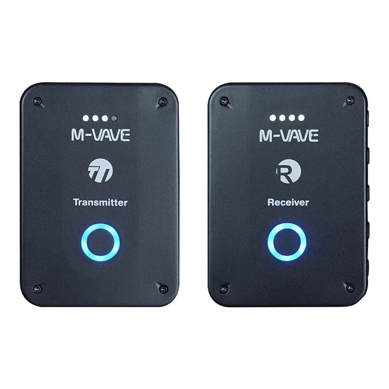 M-vave WP-9 Wireless Earphone Monitor 2.4G Rechargeable Transmitter Receiver with Volume Support Stereo Mono Mute Function