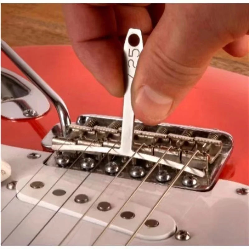 Miwayer 10-piece kit - 1 guitar measuring tool and 9-piece T-shaped guitar ruler