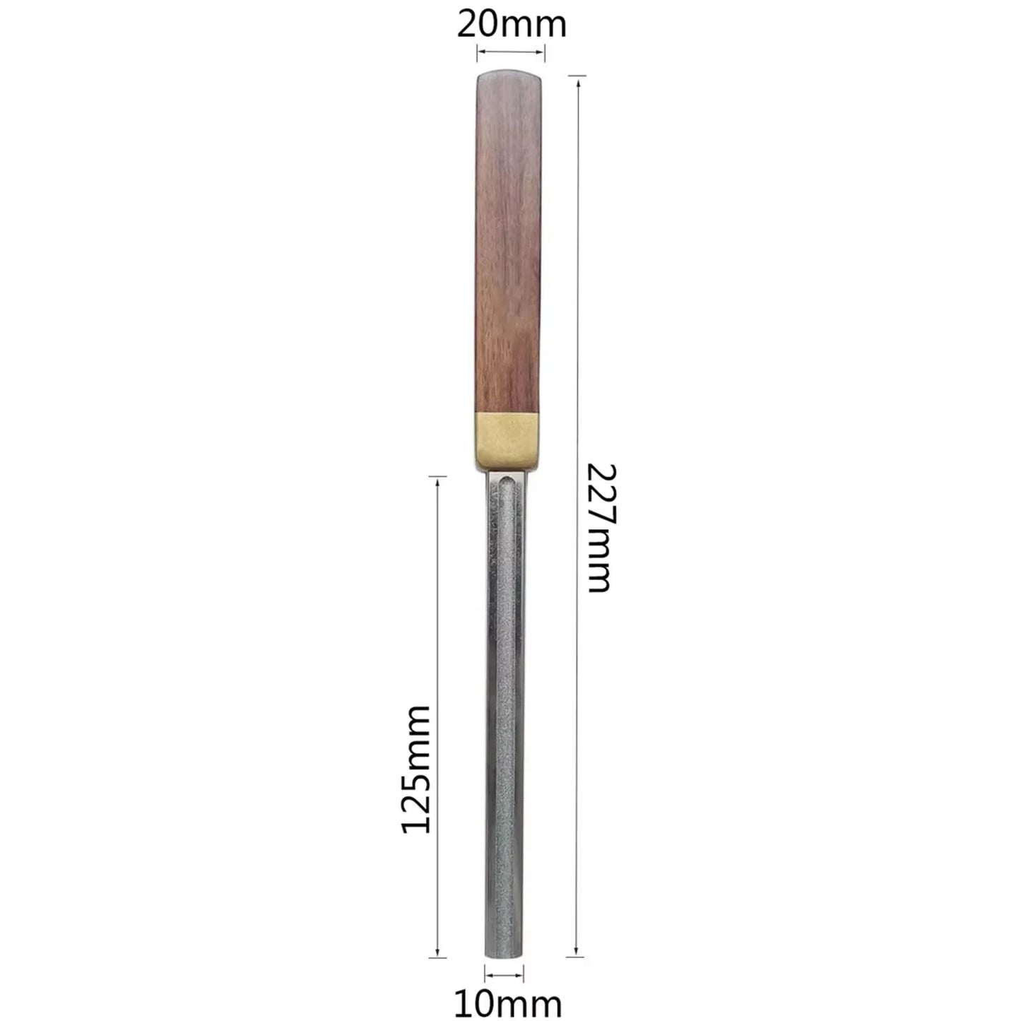 Miwayer Diamond guitar fret file, extra narrow, medium and wide accessory, 4 edges with 2 pieces of fingerboard protector