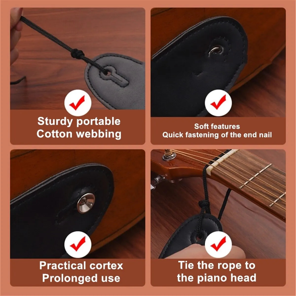 Embroidered Print Guitar Strap Vintage Ethnic Style Adjustable Strap for Folk Electric Guitar Bass Ukulele Guitar Accessories