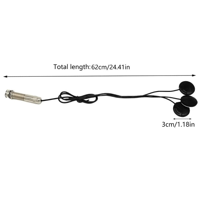 Guitar Pickup Piezo Stable Contact Self Adhesive Microphone Pickup For Guitar Bass Violin Banjo Mandolin Ukulele Guitar