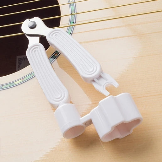 Miwayer Guitar String Winder 3 IN 1String Peg Winder + String Cutter + Pin Puller Instrument Guitar Maintenance Tool Repair Tool