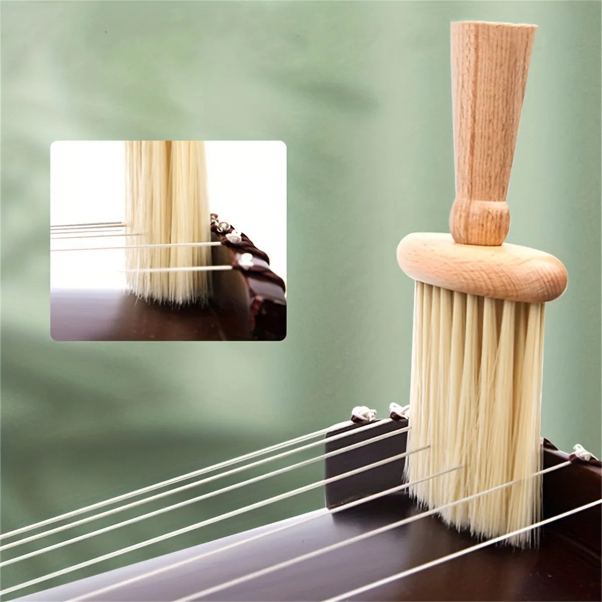 Miwayer Universal Violin Cleaning 1pc Soft and Effective Brush for Guitar and Violin Accessories Keep Your Instruments Clean