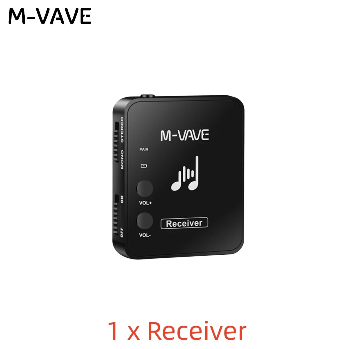 M-VAVE WP-9 2.4G Wireless System Earphone Monitor Transmission System Rechargeable Transmitter Receiver Mono Recording Function